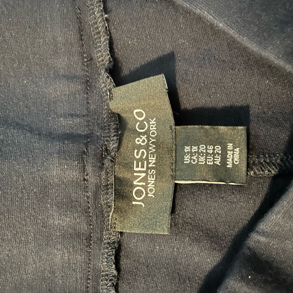 Jones New York Navy Tailored Trousers - Picture 5 of 6